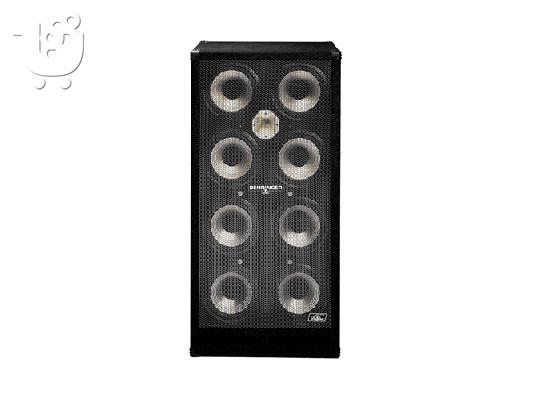 PoulaTo: ULTRABASS BA810 High-Performance 2,000-Watt Bass Cabinet with Original 8 x 10'' BUGERA Aluminum-Cone Speakers and 1'' H